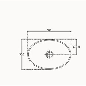 Isvea Sistemay Tezgah Üstü Lavabo 51 Cm