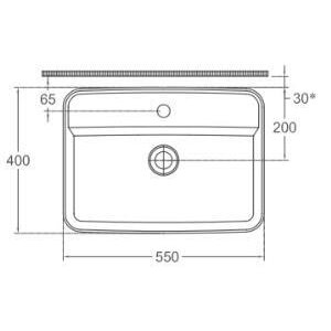 Isvea Infinity Tezgah Üstü Lavabo 55 Cm