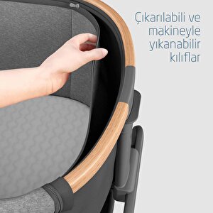 Maxi Cosi Iora Katlanabilir Anne Yanı Beşik Beyond Graphite Eco