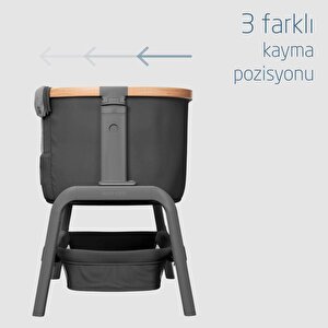 Maxi Cosi Iora Katlanabilir Anne Yanı Beşik Beyond Graphite Eco