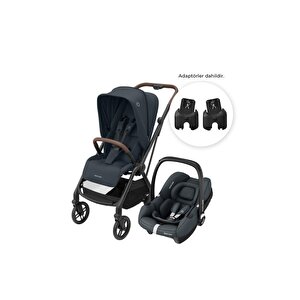 Maxi-cosi Leona2-cabriofix I-size Tek Elle Katlanabilen Ultra Kompakt Çift Yönlü Seyahat Sistem Bebek Arabası Essential Graphite