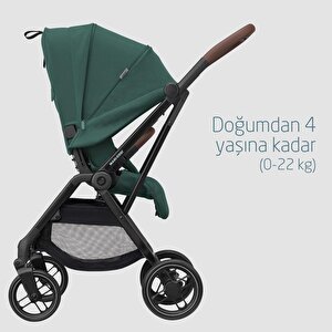 Maxi-cosi Leona2 Çift Yönlü Uzatılabilir Sırt Desteği Tam Yatabilir Bebek Arabası Essential Green