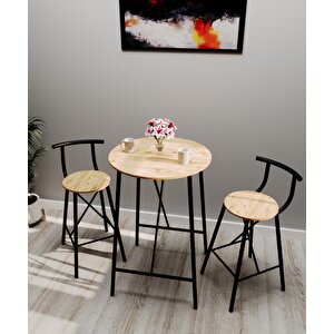 Bar Masası Mutfak Oval 2 Kişilik Yemek Masası 1110