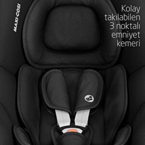 Maxi-cosi Cabrio Fix I-size Adac'lı Bebek Oto Koltuğu Ve Ana Kucağı 0-13 Kg Essential Black