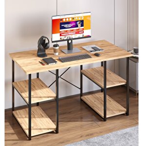 4 Raflı Çalışma Masası Çam 60x120