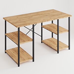 4 Raflı Çalışma Masası Çam 60x120