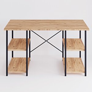 4 Raflı Çalışma Masası Çam 60x120