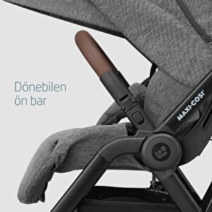 Maxi-cosi Leona2 Çift Yönlü Uzatılabilir Sırt Desteği Tam Yatabilir Bebek Arabası Select Grey
