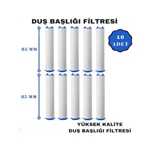 10 Adet Kireç Önleyici El Duşu Filtresi