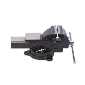 Anadolu Strong Büyük Boy 100mm 4" 360" Dönerli Taban Dövme Çelik Sabit Tezgah Masa Mengenesi