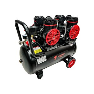 Catpower 50 Litre 4 Pistonlu Sessiz Hava Kompresörü 4hp Bakır Sargı Motor 8 Bar