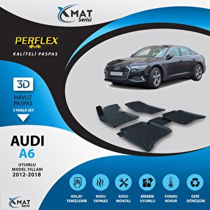 Paspas 3d Havuzlu X-mat Audi A6-c8 2012-2018