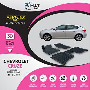 Paspas 3d Havuzlu X-mat Cruze 2009-2014