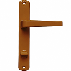 Pvc Banyo Wc Kapı Kolu Pimapen Metal Ürün - Altınmeşe Kahve