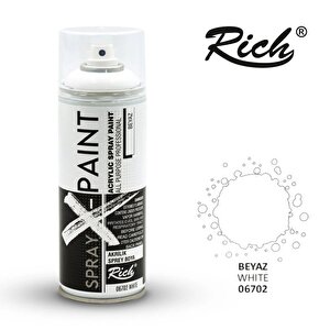 Spray X-paint Akrilik Sprey Boya 6702 Beyaz 400ml