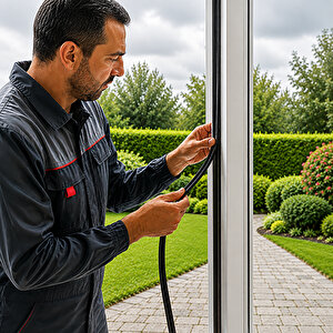 Pimapen Pvc Kapı Pencere Fitili Lastik Contası Siyah - 10 Metre