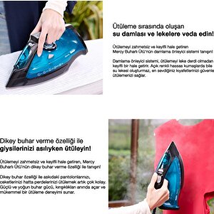 Mercy Buharlı Ütü Mavi