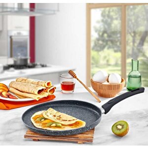 Zetra Döküm 28 Cm Granit Krep Gözleme Tavası