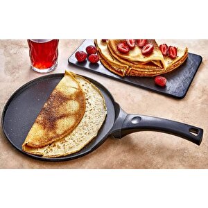 Döküm 26 Cm Granit Krep Tavası