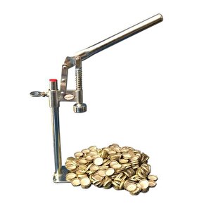 Şişe Kapatma Aleti + (100 Kapak Hedi̇ye )
