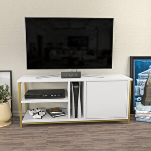 Decoroti̇ka Neola Tv Üni̇tesi̇ Gold Beyaz
