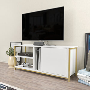 Decoroti̇ka Neola Tv Üni̇tesi̇ Gold Beyaz