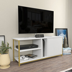 Decoroti̇ka Neola Tv Üni̇tesi̇ Gold Beyaz