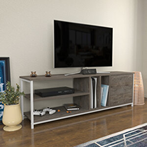 Decoroti̇ka Onei̇da Tv Üni̇tesi̇ Beyaz Koyu Gri̇