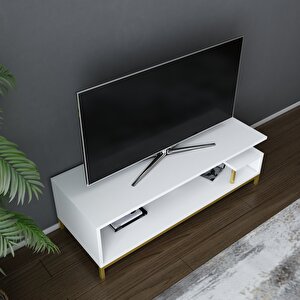 Decoroti̇ka Rei̇lly Tv Üni̇tesi̇ Gold Beyaz