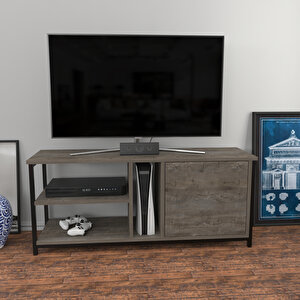 Decoroti̇ka Neola Tv Üni̇tesi̇ Si̇yah Koyu Gri̇