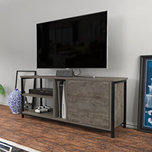 Decoroti̇ka Neola Tv Üni̇tesi̇ Si̇yah Koyu Gri̇