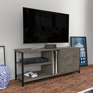 Decoroti̇ka Neola Tv Üni̇tesi̇ Si̇yah Koyu Gri̇