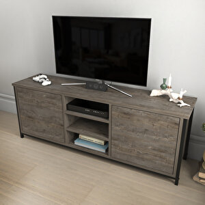 Decoroti̇ka Oti̇s Tv Üni̇tesi̇ Si̇yah Koyu Gri̇