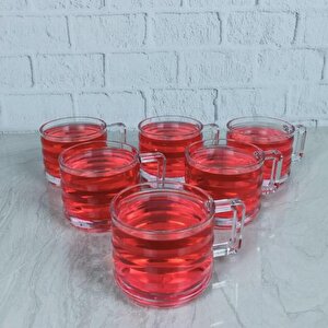 55833 Bricks 6'lı Çay-kahve Kupası 250 Cc