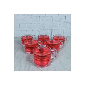 55833 Bricks 6'lı Çay-kahve Kupası 250 Cc