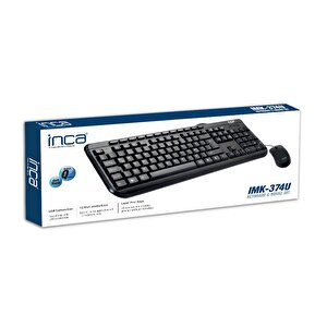 Inca Imk-374u Q /usb Multimedia Kablolu Klavye Mouse Seti 1031622