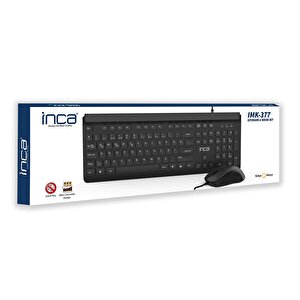 Inca Imk-377 Wired Slim Chocolate Dizayn Q Kablolu Klavye & Mouse Set 1454231