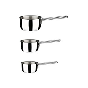 Leggno Saucepan Sütlük Tencere 3'lü Set