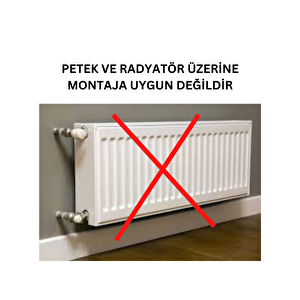 60x140 Cm 4 Köşe Oval Duvara Monte Kırma Katlanır Masa  Çam Ahşap Desenli