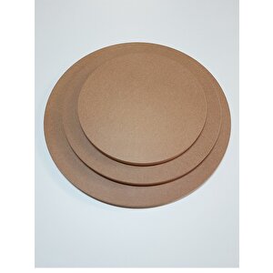 Yuvarlak Mdf Plaka Panel Mdf Tabaka Arkası Beyaz Ham Ebat : 75 Cm Çap 18 Mm Kalınlık 1 Adet