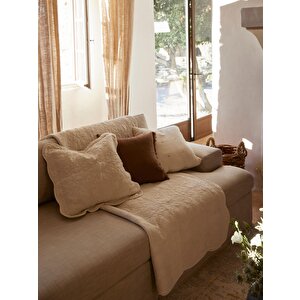 Mode Siesta Pro Kuş Tüyü Kanepe 3 Modül 19 Gri Keten Kumaş Işbir Sünger(Dairenize Teslim)