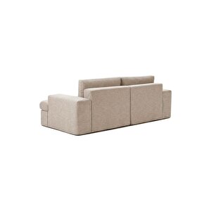 Mode Siesta Pro Kuş Tüyü Kanepe 2 Modül 11 Kahverengi Keten Kumaş Işbir Sünger(Dairenize Teslim)