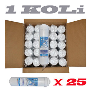 Sulook 25 Takım Kapalı Kasa Su Arıtma Cihazı 12'' Inline Toptan Filtre
