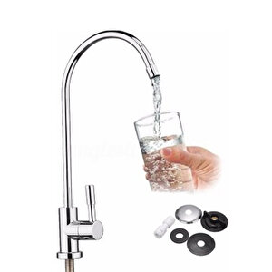 Lotto Filters Lux Faucet Su Arıtma Cihazı Krom Kaplama Lüx Musluk Faucet