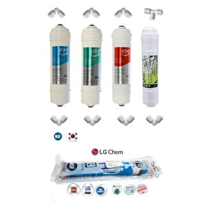 Su Arıtma Filtresi Inline Filtre Seti Reverse Osmos Filtre Seti (554612458)