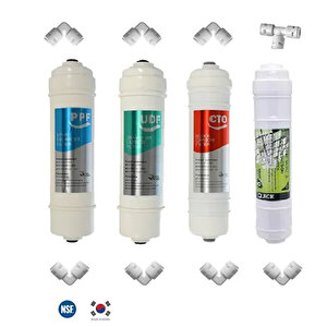 Su Arıtma Filtresi Inline Filtre Seti Reverse Osmos Filtre Seti (554612458)