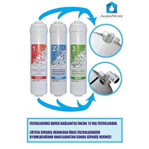 Aura Cebilon Silver Su Arıtma Cihazı Uyumlu 5li Filtre Set