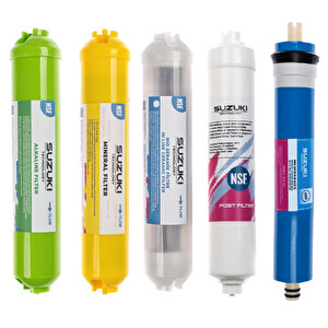 10 Inç Açık Kasa Su Arıtma Cihazı Tam Set (8 Filtre) Mineral, Det (553360488)