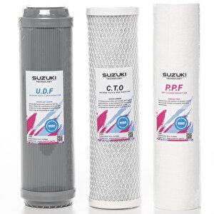10 Inç Açık Kasa Su Arıtma Cihazı Tam Set (8 Filtre) Mineral, Det (553360488)