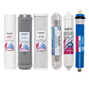 10 Inç Açık Kasa Su Arıtma Cihazı Tam Set (8 Filtre) Mineral, Det (553360488)